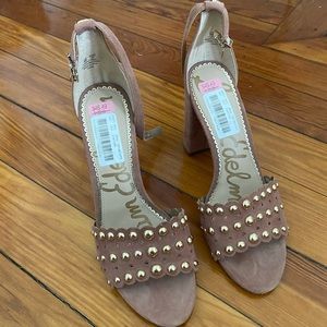 Sam Edelman Heels w/ Gold Accents